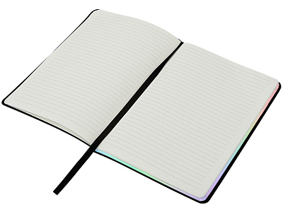 Блокнот А5 в гибкой обложке Fellini с голографическим срезом