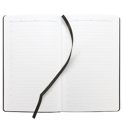 Ежедневник Knit, недатированный, черный