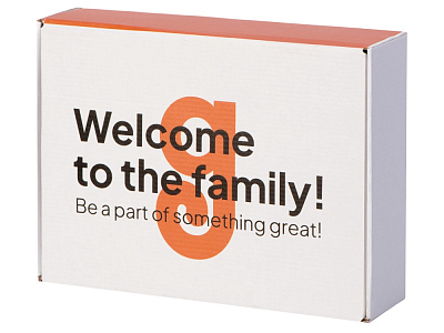 Коробка подарочная Zand, M с УФ- печатью на вылет (Белый)