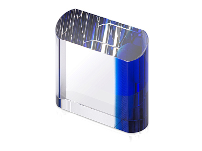 Награда Triumph (Синий, прозрачный)