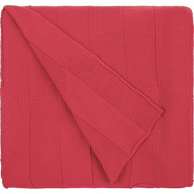 Плед Rombus, темно-розовый (коралл)