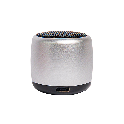 Портативная mini Bluetooth-колонка Sound Burger "Loto" серебро
