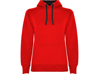 Толстовка с капюшоном Urban женская (Красный, черный)