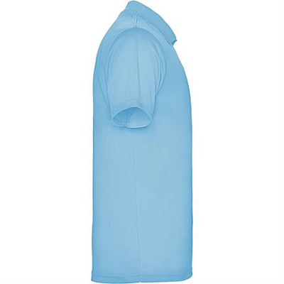 Футболка поло MONZHA мужская, НЕБЕСНО-ГОЛУБОЙ 3XL