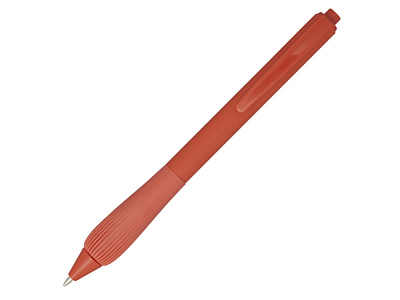 Ручка шариковая Lorena из переработанного пластика (Красный кирпичный)