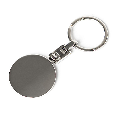 Брелок; 3,7х0,3 см; металл