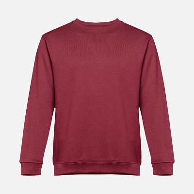 Свитшот унисекс Delta, зеленый (Бордовый)