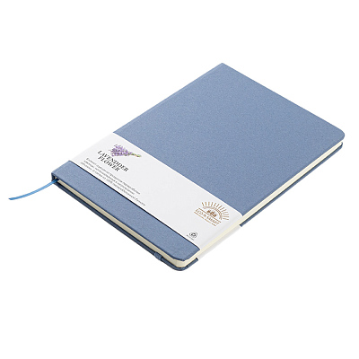 Блокнот из растительного сырья Tutti Frutti в твёрдом переплёте  (Лавандовый)