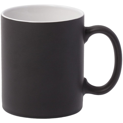 Кружка Promo матовая, черная (Чёрный)