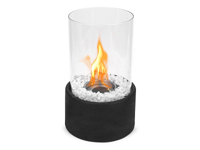 Биокамин Hygge (Черный/прозрачный)