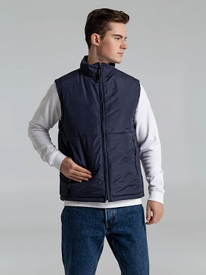 Жилет светоотражающий Lattvind, темно-синий