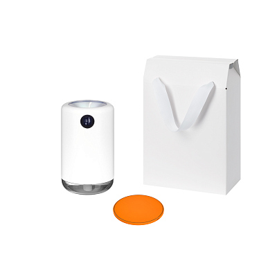 Подарочный набор Bliss, Auris, оранжевый (увлажнитель воздуха, зарядное устройство) (Белый, оранжевый)