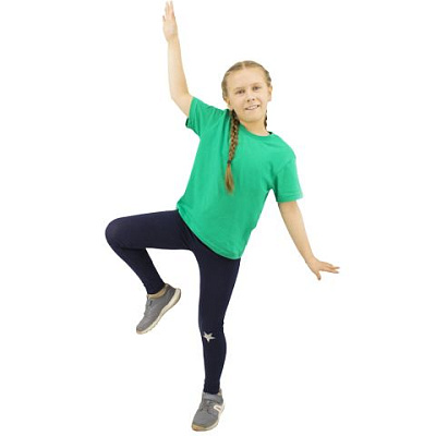 Футболка Star Kids, детская (зеленый, 10 лет) (Зеленый)