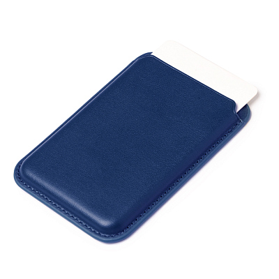 Магнитный держатель карт на телефоне WASAT  (Синий)