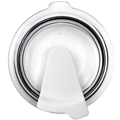 Кружка с крышкой Velvet Duo, софт-тач, красная/белая