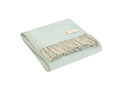 Плед MUMBAI DUO (Бирюзовый, бежевый)