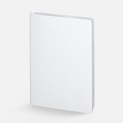 Ежедневник Nebraska Flex, недатированный, белый с серебристым (Серебристый)