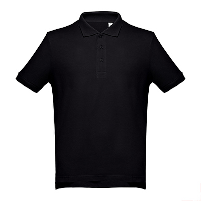 Рубашка-поло мужская ADAM 195 (Чёрный)