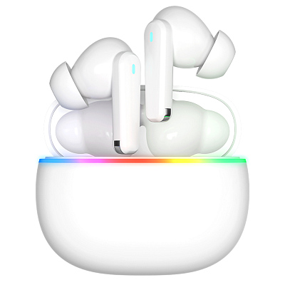 Наушники беспроводные Bluetooth Praise, белые (Белый)