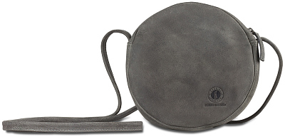 Сумка женская KLONDIKE YUKON «Chloe», натуральная кожа в сером цвете, 20 х 20 х 5 см