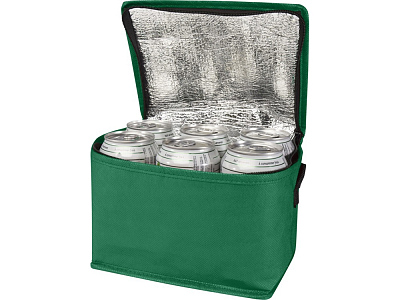 Сумка-холодильник Spectrum из переработанного нетканого материала (Зеленый)