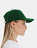 Бейсболка Long Beach, темно-зеленая - Фото 6