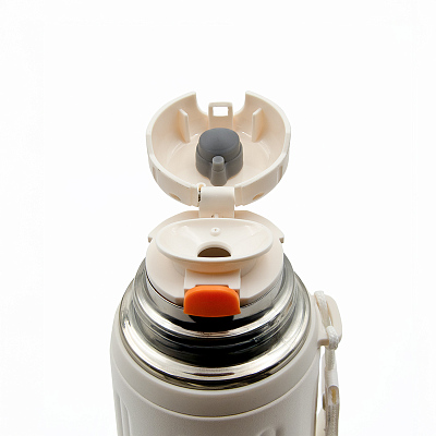 Термос Groove (слоновая кость)