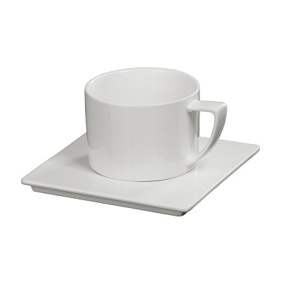 Чайная пара "Этюд"  (Белый)