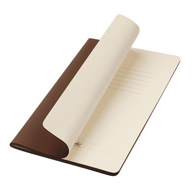 Блокнот Alpha slim, коричневый (Коричневый, бежевый)