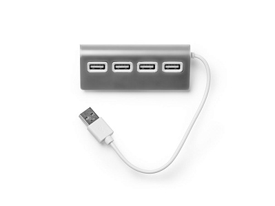 USB хаб PLERION (Серебристый)