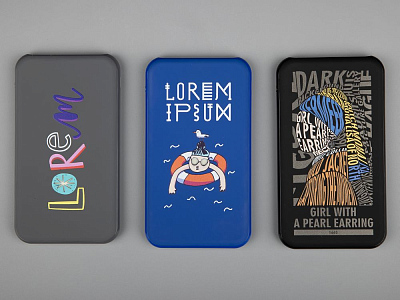 Аккумулятор Uniscend Starry с подсветкой, 5000 мАч, темно-серый