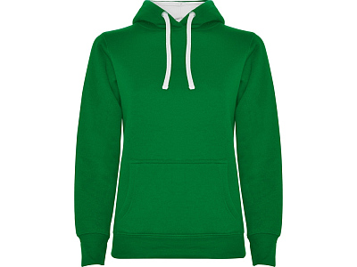 Толстовка с капюшоном Urban женская (Зеленый, белый)