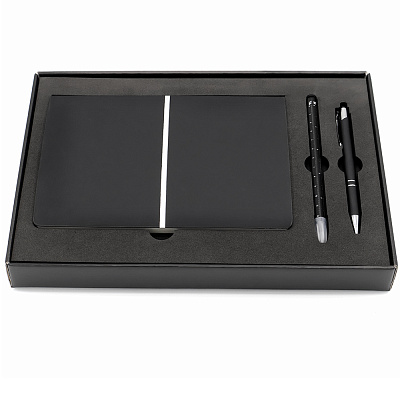 Подарочный набор Line reach, черный (Чёрный)