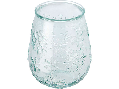 Подставка для чайной свечи Faro из переработанного стекла (Прозрачный)