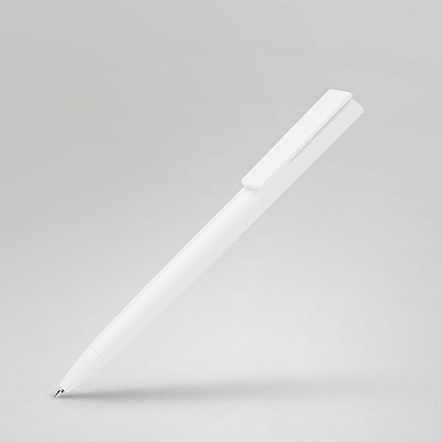 Ручка пластиковая шариковая Taper Solid (Белый)