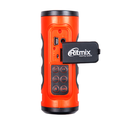 Портативная колонка RITMIX SP-520BC, оранжевый