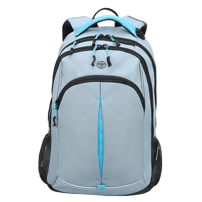 Рюкзак TORBER ROCKIT серый/голубой, полиэстер/добби, 32x15x46 см, 22 л (Серый)