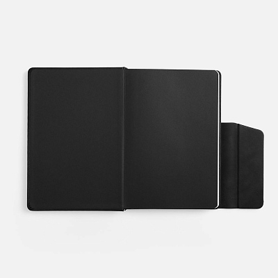 Ежедневник Leadmark, недатированный, черный