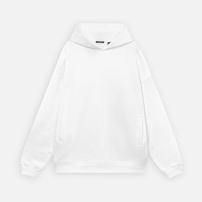 Худи оверсайз унисекс FUSION , размер 3XL/4XL (Белый)