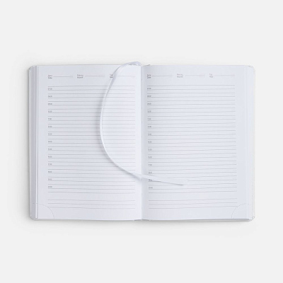 Ежедневник Nebraska, недатированный, белый