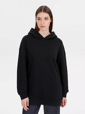 Худи оверсайз унисекс Outshine, черное