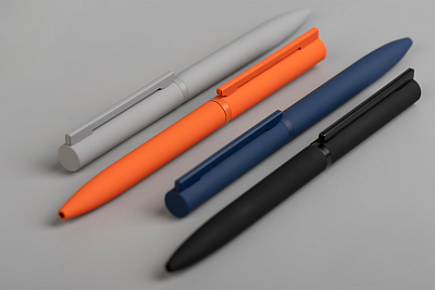 Ручка шариковая "Sirius", покрытие soft touch, оранжевый