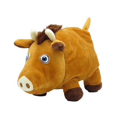 МЯГКАЯ ИГРУШКА БЫЧОК БОРЬКА (141) (Коричневый)