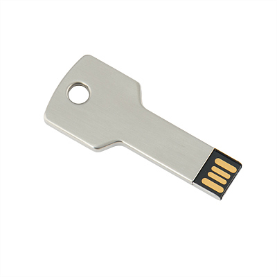 Металл 04 Ключ стандарт, серебро глянец, 4Гб