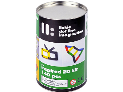 Гибкий конструктор Linkie 2D (Мультиколор)