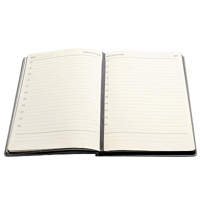 Ежедневник A5 недатированный Carisma в мягком переплёте, черный