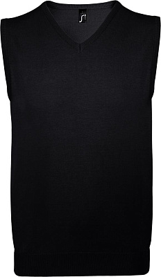 Жилет унисекс Gentlemen, черный (Чёрный)