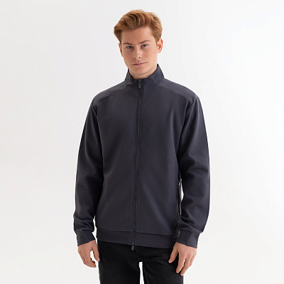 Толстовка на молнии ASTIN антрацит, размер L (Серый)