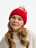 Шапка Holidale, красная с молочным - Фото 5