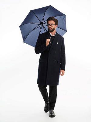 Зонт-трость Wind, темно-синий